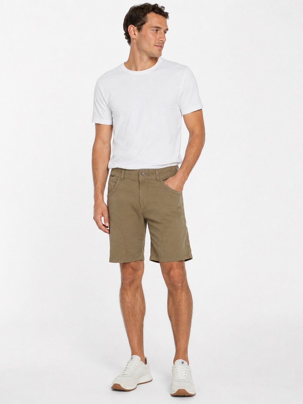KUHL Renegade Shorts Men's 32 Khaki Olive Hiking Climbing Gorpcore Outdoor Trail